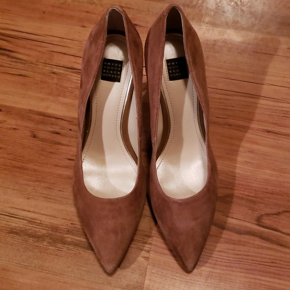 Suede Leather Heels